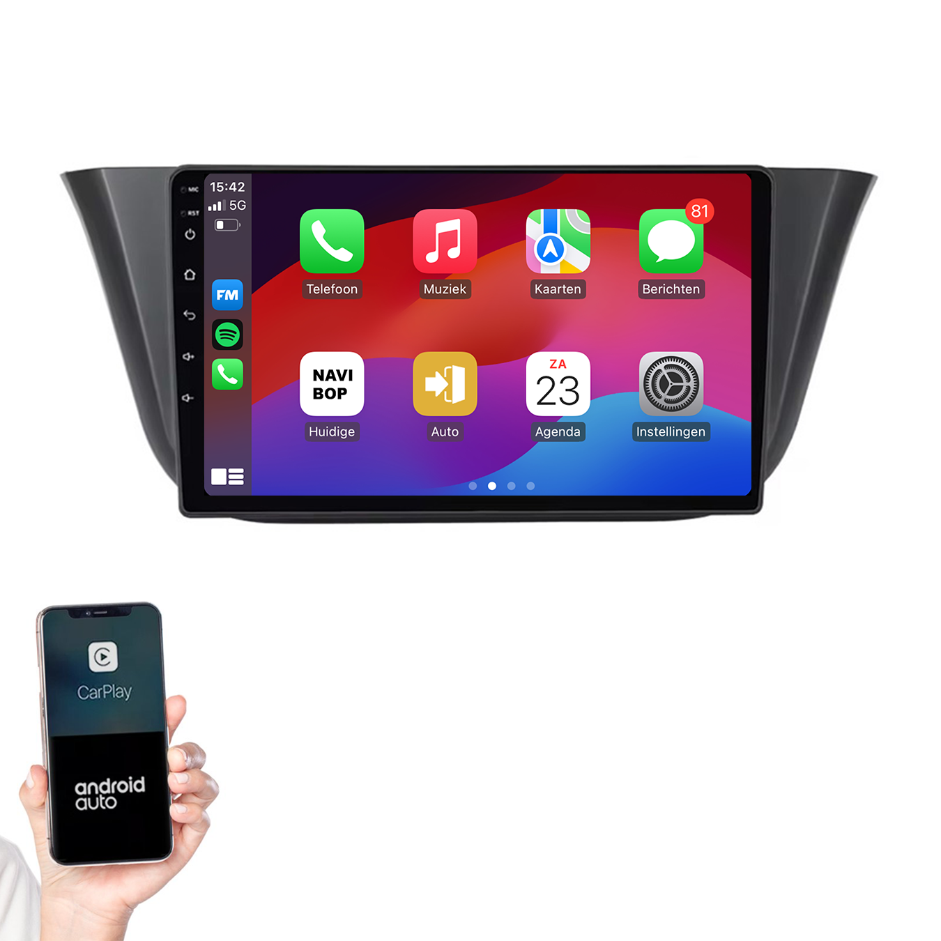Iveco Daily | Autoradio | 2013 t/m 2019 | Android 14 | Apple CarPlay & Android Auto