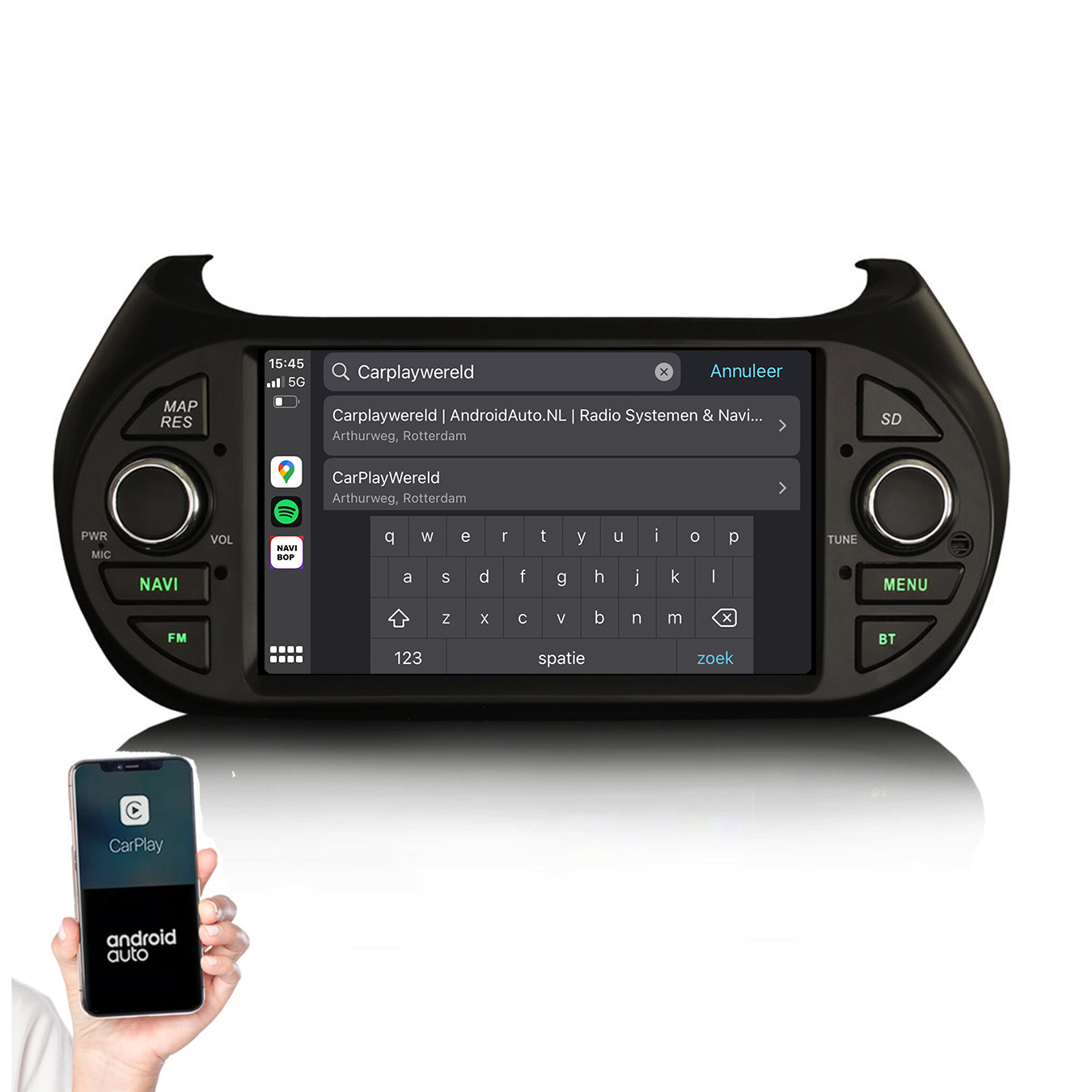 Peugeot Bipper | Autoradio | 2008 t/m 2020 | Android 14 | Apple CarPlay & Android Auto