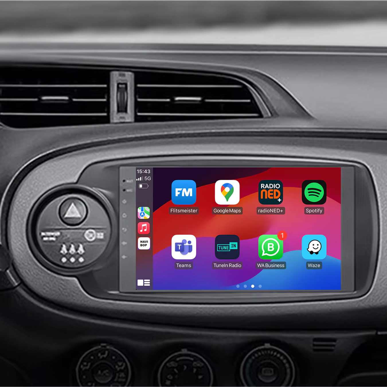 Toyota Yaris | Autoradio | 2011 t/m 2016 | Android 14 | Apple CarPlay & Android Auto