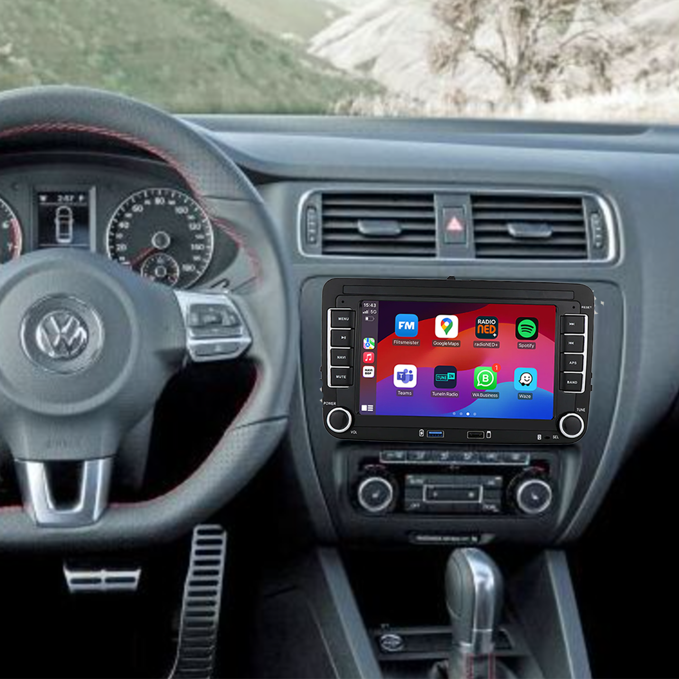 Volkswagen Jetta | Autoradio | 2005 t/m 2013 | Android 14 | Apple CarPlay & Android Auto
