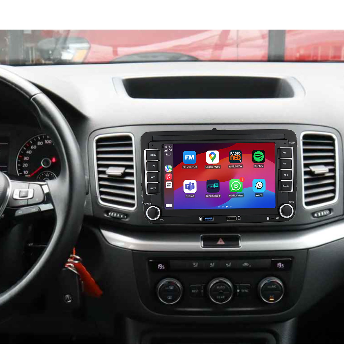 Volkswagen Sharan | Autoradio | 2010 t/m 2020 | Android 14 | Apple CarPlay & Android Auto