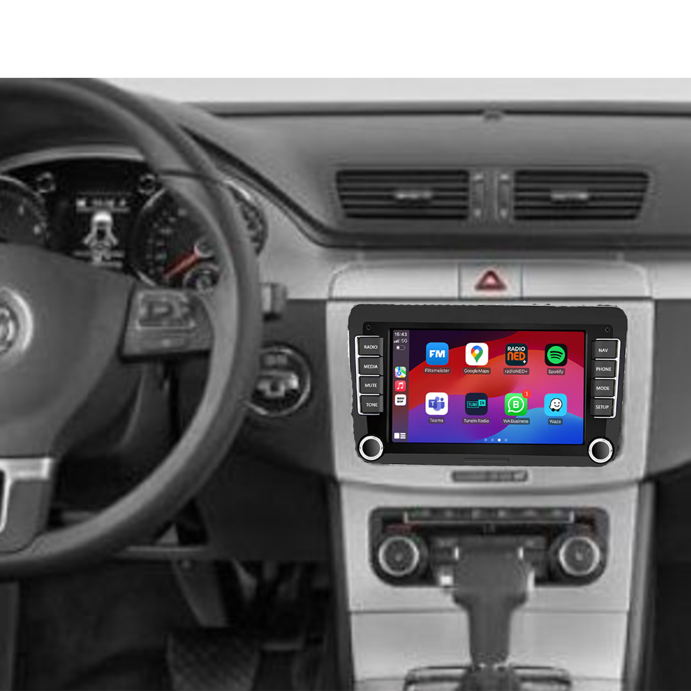 Volkswagen Passat CC | Autoradio | 2007 t/m 2016 | Android 14 | Apple CarPlay & Android Auto