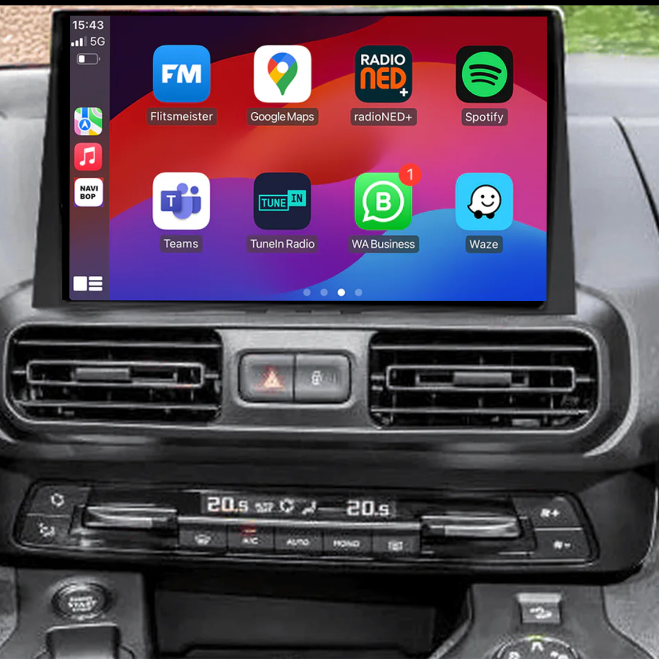 Peugeot Rifter | Autoradio | 2019 t/m 2022 | Android 14 | Apple CarPlay & Android Auto