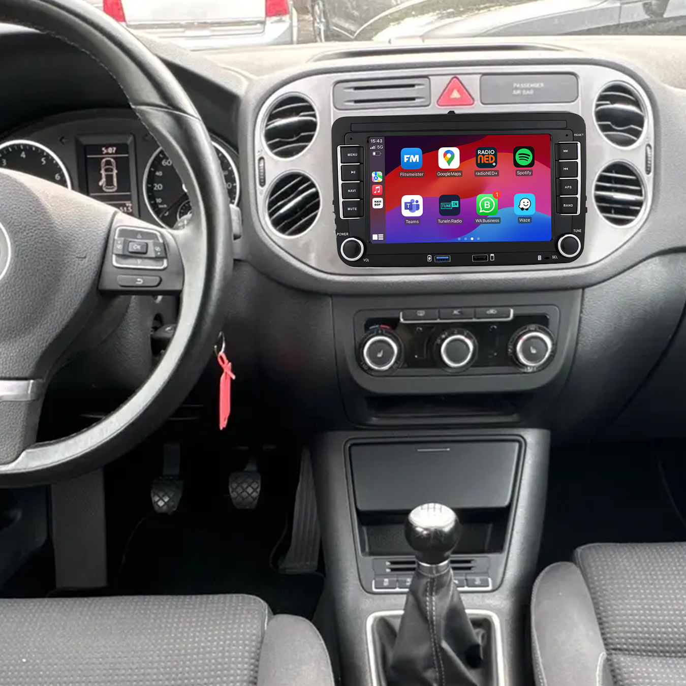 Volkswagen Golf Plus | Autoradio | 2005 t/m 2015 | Android 14 | Apple CarPlay & Android Auto