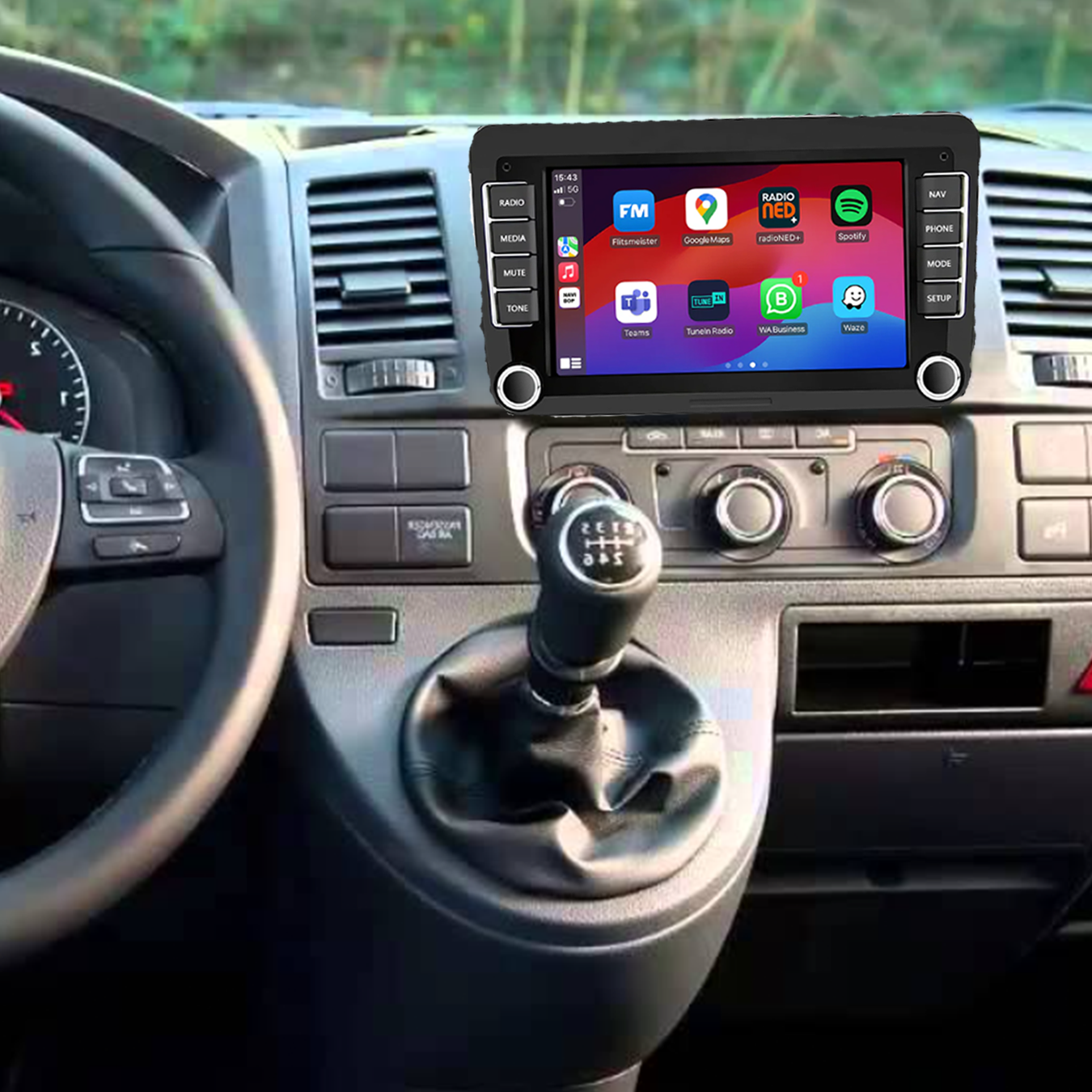 Volkswagen Multivan | Autoradio | 2010 t/m 2017 | Android 14 | Apple CarPlay & Android Auto