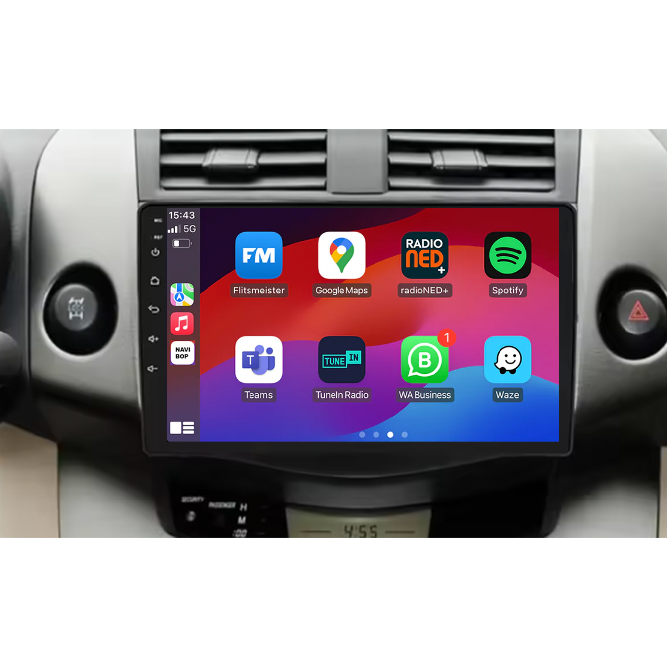 Toyota RAV-4 | Autoradio | 2006 t/m 2012 | Android 14 | Apple CarPlay & Android Auto