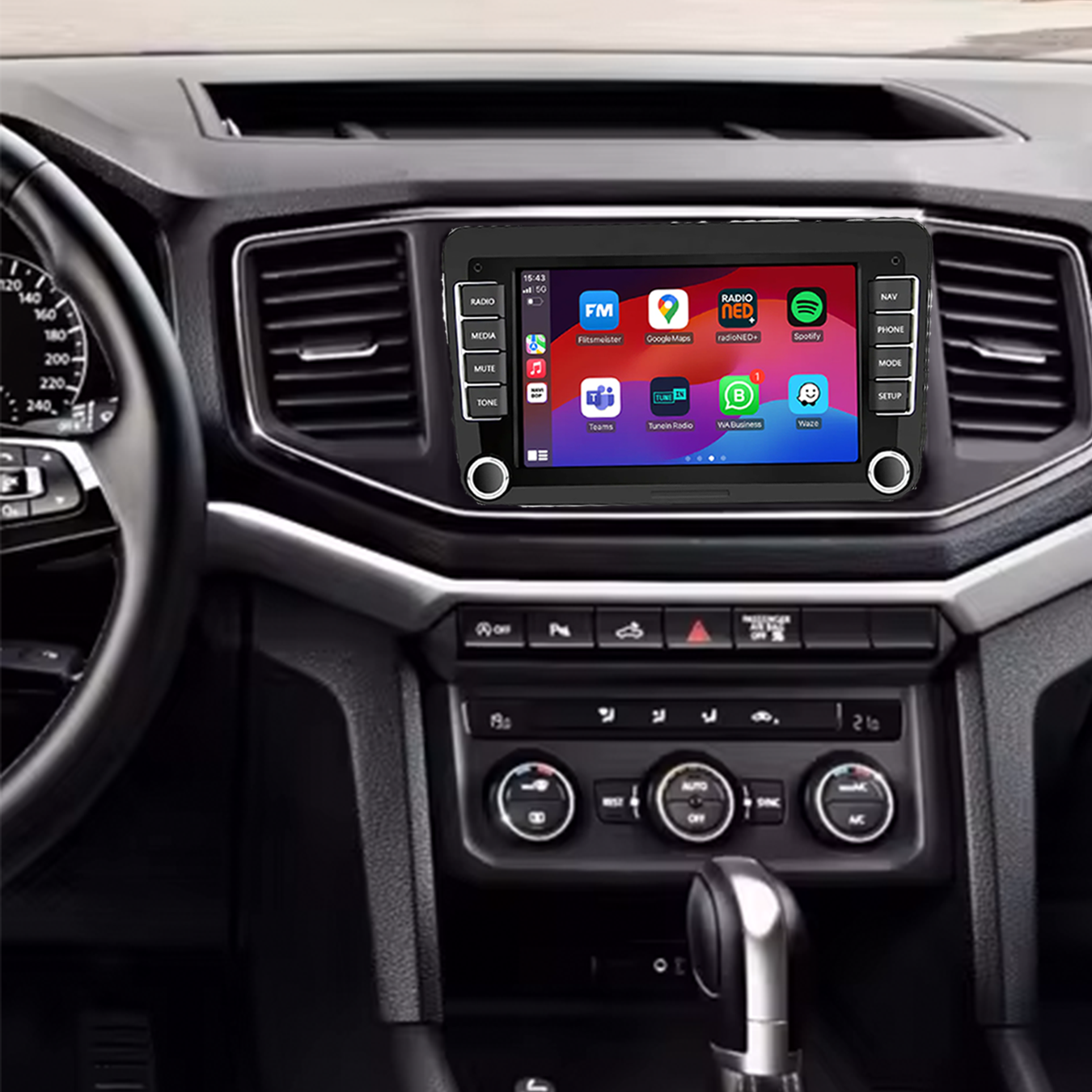 Volkswagen Amarok | Autoradio | 2010 t/m 2015 | Android 14 | Apple CarPlay & Android Auto