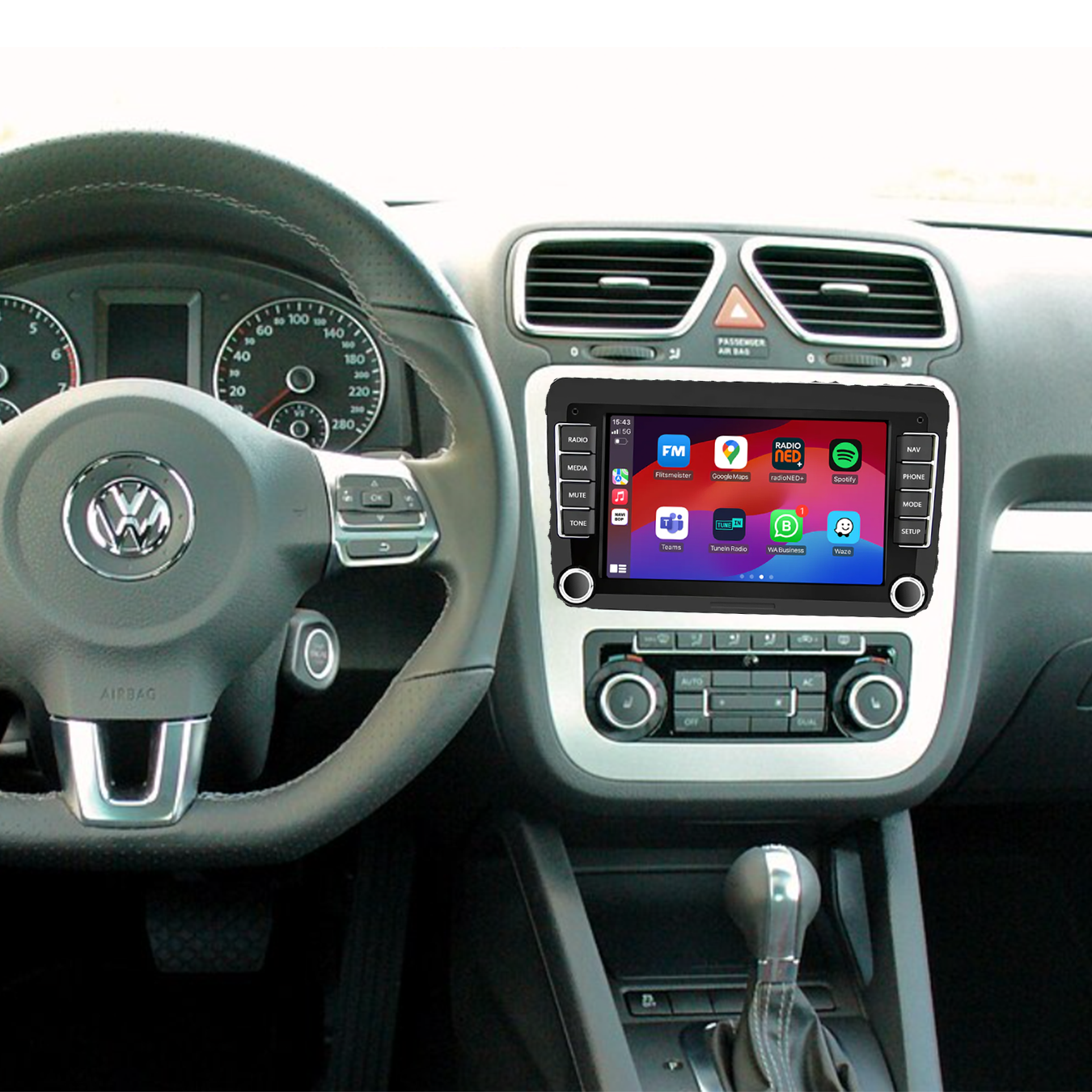 Volkswagen Scirocco | Autoradio | 2008 t/m 2018 | Android 14 | Apple CarPlay & Android Auto