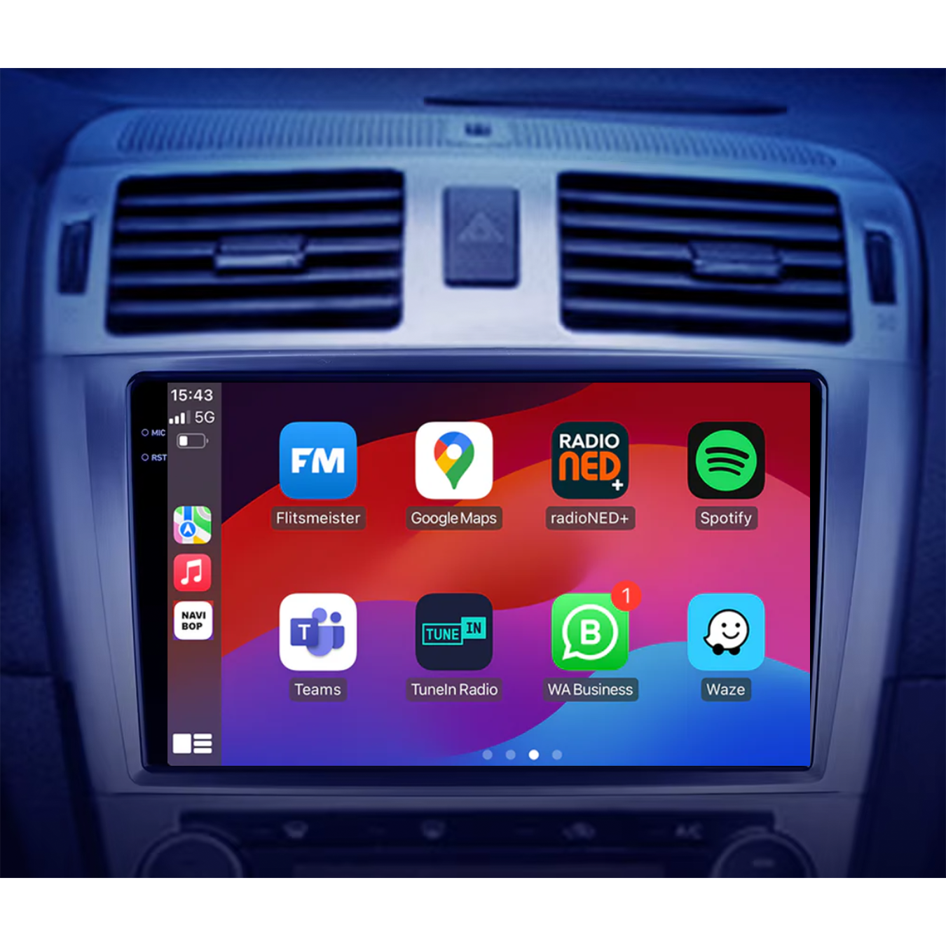 Toyota Avensis | Autoradio | 2008 t/m 2015 | Android 14 | Apple CarPlay & Android Auto