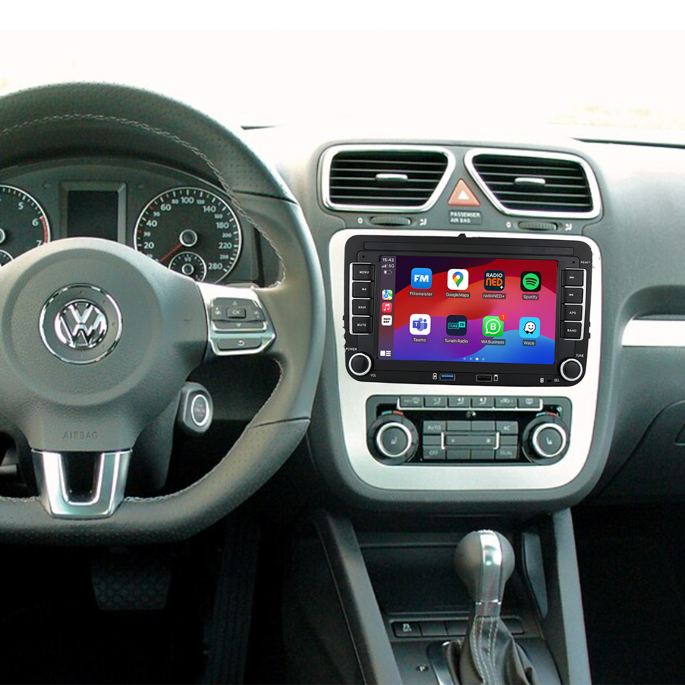 Volkswagen Scirocco | Autoradio | 2008 t/m 2018 | Android 14 | Apple CarPlay & Android Auto