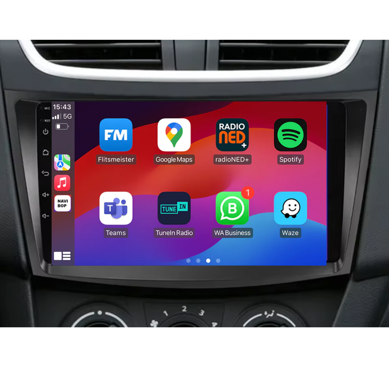 Suzuki Swift | Autoradio | 2011 t/m 2015 | Android 14 | Apple CarPlay & Android Auto