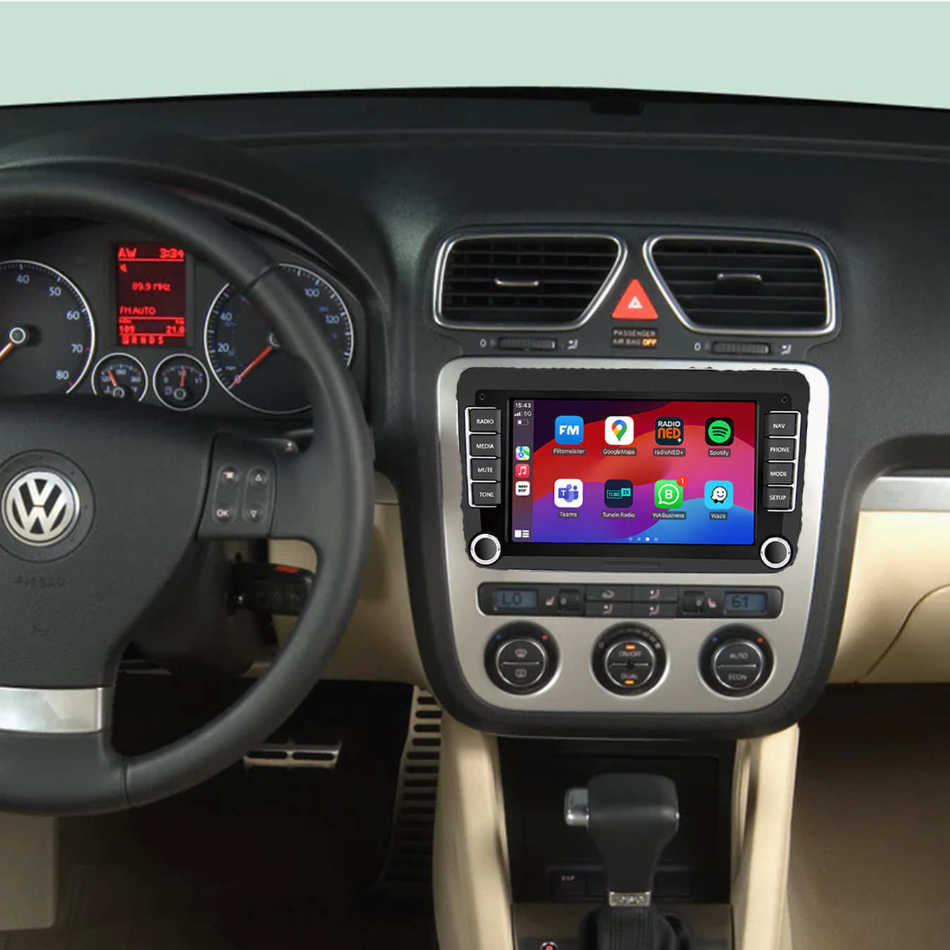 Volkswagen EOS | Autoradio | 2006 t/m 2015 | Android 14 | Apple CarPlay & Android Auto