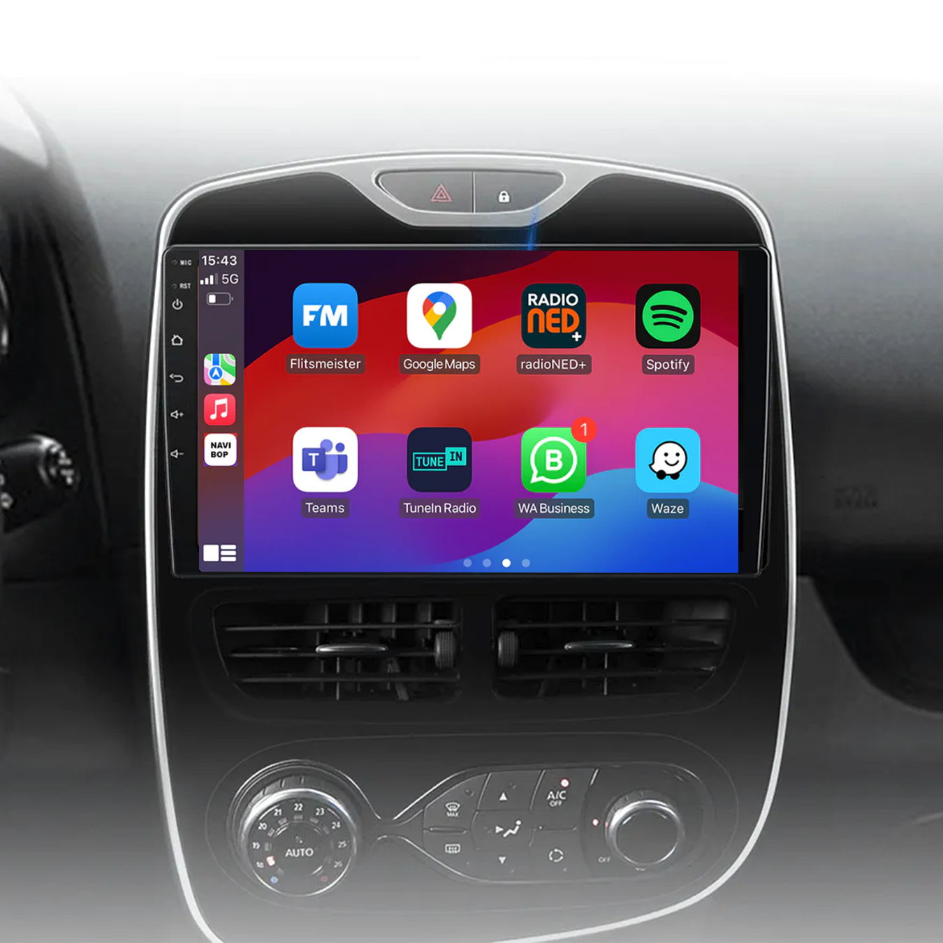 Renault Clio 3 | Autoradio | 2013 t/m 2019 | Android 14 | Apple CarPlay & Android Auto
