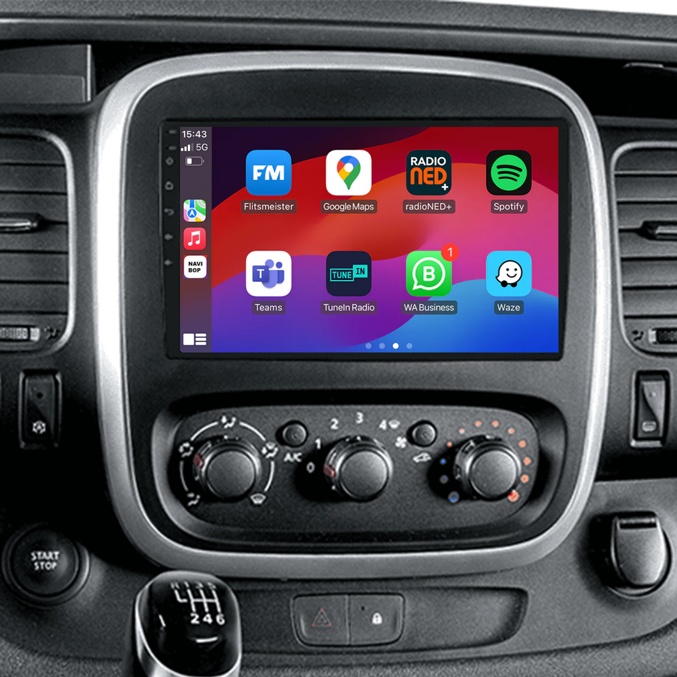 Renault Traffic | Autoradio | 2015 t/m 2021 | Android 14 | Apple CarPlay & Android Auto