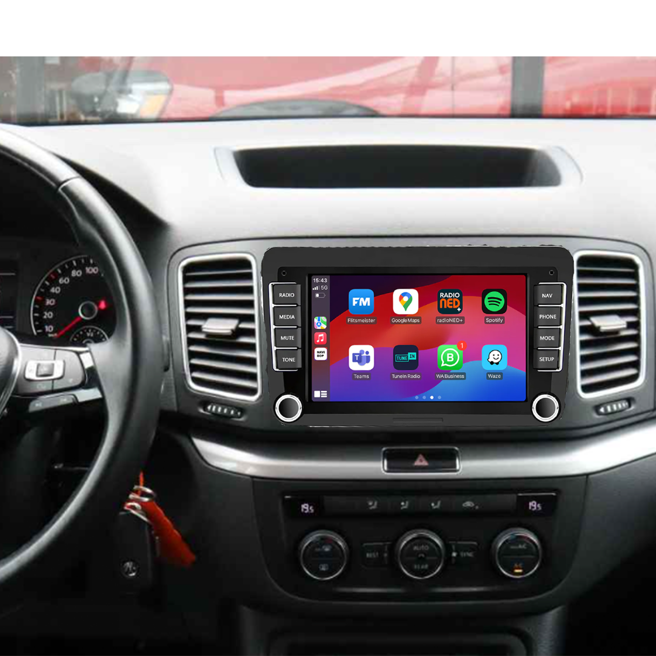 Volkswagen Sharan | Autoradio | 2010 t/m 2020 | Android 14 | Apple CarPlay & Android Auto