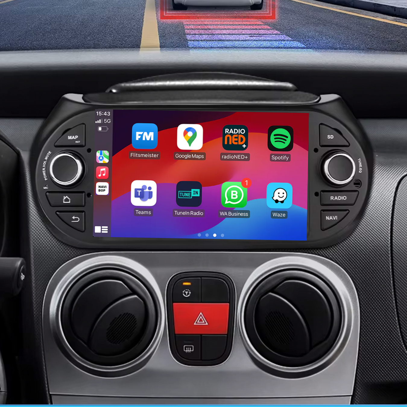Peugeot Bipper | Autoradio | 2008 t/m 2020 | Android 14 | Apple CarPlay & Android Auto