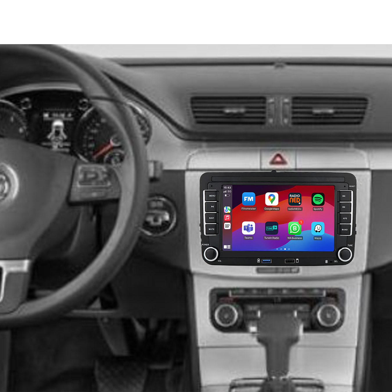 Volkswagen Passat CC | Autoradio | 2007 t/m 2016 | Android 14 | Apple CarPlay & Android Auto