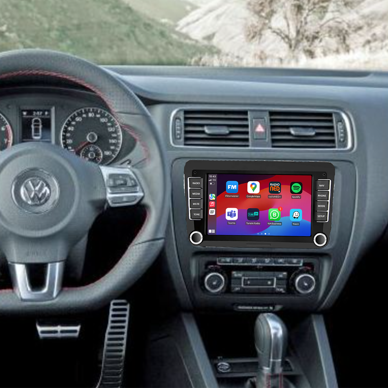 Volkswagen Jetta | Autoradio | 2005 t/m 2013 | Android 14 | Apple CarPlay & Android Auto
